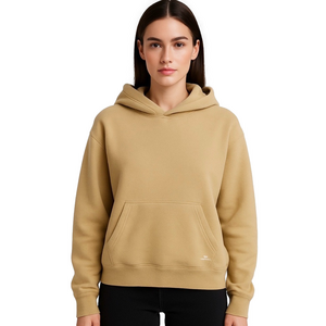 WeWoreWhat Oversized Hoodie Tan Beige Pullover Sweatshirt Medium